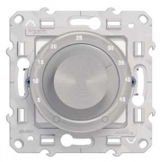 Термостат теплого пола 10А Odace алюминий