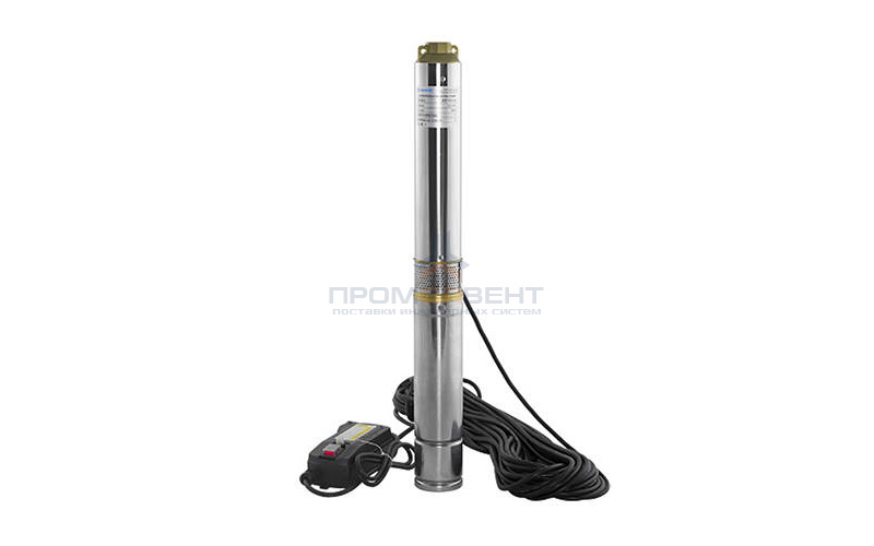 Насос скважинный Aquario ASP 1.8E-63-90 (однофазный, Hmax 80 м, Qmax 45 л/мин,кабель 60м)