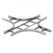 Крестообразный разветвитель для лестничного лотка НЛО 500х80х3000 OSTEC