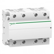 Модульный контактор iCT Acti 9 Schneider Electric 100A 4НО 220В/240В АС 50ГЦ