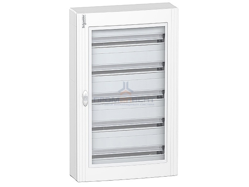 Щит навесной Schneider Electric Pragma (5х24) 120 модулей с прозрачной дверью с клемниками N+PE